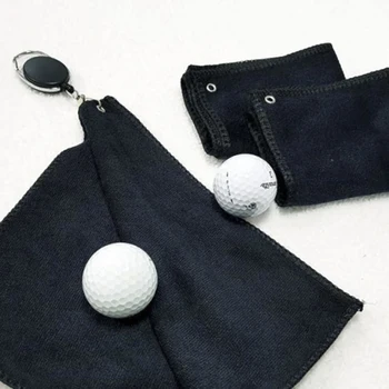 1 бр. квадратна топка за голф игрища с размери 25*25 cm, Кърпа за почистване с Прибиращ брелком, Инструмент, обтегач, Топки за почистване и памучни аксесоари за голф