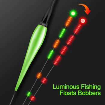 Риболовни принадлежности за вертикално плаващите 1 бр. поролоновые плувки за риболов в открито Супер ярък светлинен гаф