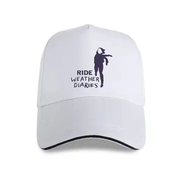 нова шапка с логото на албум Ride Weather Diaries, мъжки бяла бейзболна шапка, Размер S, M, L, XL, 2XL, 3XL