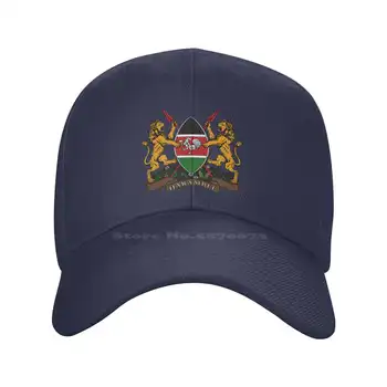 Дънкови шапка с логото на Кения, с високо качество, бейзболна шапка, вязаная капачка