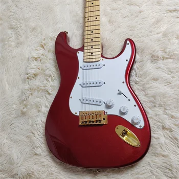 Класическа производствена метална боя Flash, 6-струнен електрическа китара, цвят може да бъде променен по индивидуална заявка