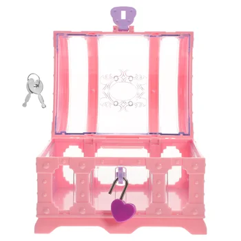 Кутии от Играчки Детски Бижута Ретро Пластмасов Органайзер За Съхранение на Играчки На Паметта За Момичета Принцеса Съкровище
