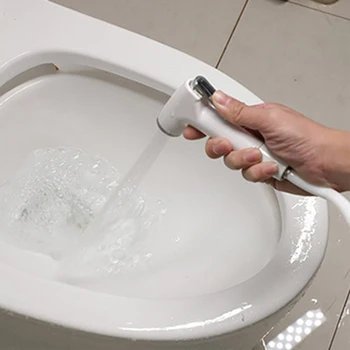 Спрей за тоалетна и биде 1 комплект 1/2 Интерфейс ABS за къпане Romm тя е устойчива против корозия ръчна дюза за почистване под налягане