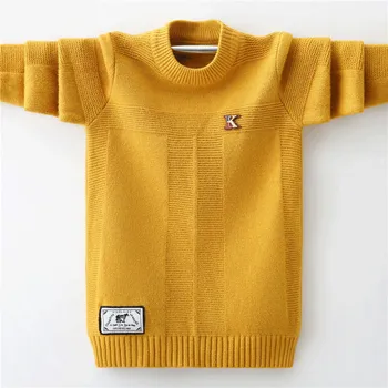 Детски пуловер ЕСЕН-зима, нова памучни дрехи, пуловер с хеджированием, пуловер за юноши, детски дрехи 10 12 14 години