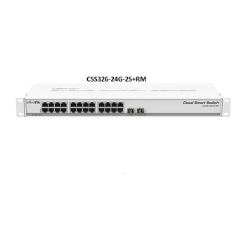За Mikrotik CSS326-24G-2S + RM 24-портов Gigabit Ethernet с Два порта SFP + Мрежов комутатор 1U