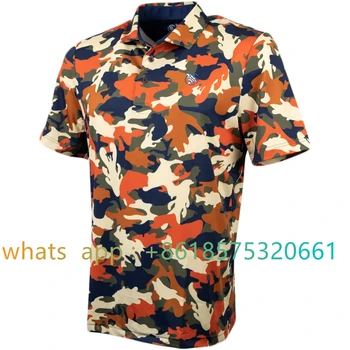 Мъжки солнцезащитная риза Polo Googansquad 2023, мъжка тениска за голф с къс ръкав или игра, топка, футбол, волейбол