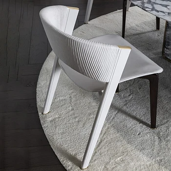 Стол за дневна в скандинавски стил с възможност за сгъване на облегалката, Дизайнерски стол за кът за четене, луксозно бижу Sedie Da Soggiorno за възрастни