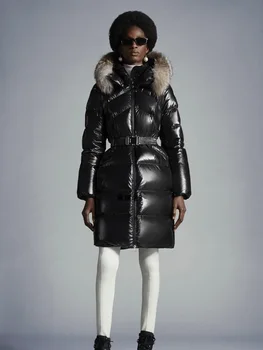 2022 Зимно дамско яке с изкуствена трева Ms. Топъл Ms. дълъг пуховик Parker Y2K облекло Ново висококачествено пуховое палто трафика bra XL