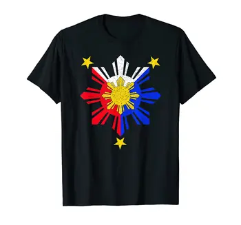 100% Памук Pinoy Filipino, Тениска с изображение на Филипинските Хартата, Мъжки и Дамски УНИСЕКС Тениски, Размер S-6XL