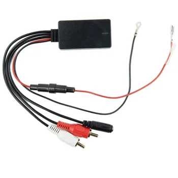 Aux аудио кабел кабел за автомобил Bluetooth Слушалки Високоговорител Проводна линия Aux кабел с 2 RCA конектор Stecker