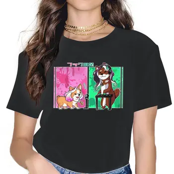Дамски ризи Paws Калмар Sisters Spatoon, Тениска с Музикалната Сцена, Кавайная Реколта Дамски Дрехи