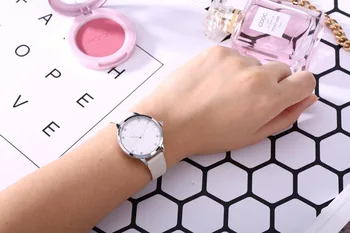 Нови модни часовници с кристали, дамски кожени часовници Арабия number, дамски кварцов часовник reloj mujer