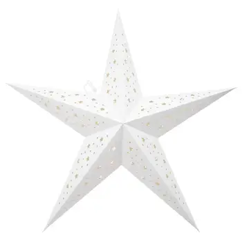 1 бр. Коледен стереоскопичен лампа във формата на звезда творчески окачен тавана лампа