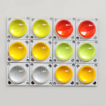 50 W DC30V 1500 MA, led лампа със силиконови лещи, бял Топъл бял, червен, син, зелен, жълт за прожектор, външен чип