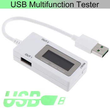 USB Вольтметры dc 4-30 В 0-5A 0-150 W Mini Dual USB Тестер ток Напрежение USB на Амперметър Тестер за Зареждане на Монитора Цифров Дисплей