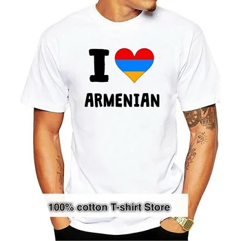 Нова лятна тениска 2020 г. с надпис Personality Сърце Armenia Flag Забавна Тениска за мъже