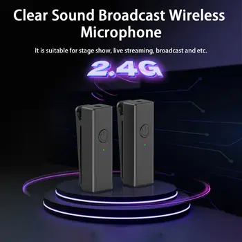 Безжична петличный микрофон, определени нагрудных микрофони, за излъчване на кратки видео паметта, plug-in hybrid ръчен микрофон за директно излъчване