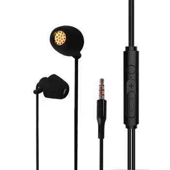 Alta fidelidade moda fio controlado fones de ouvido sono baixo estéreo música telefone pc mp3 com microfone universal 3.5 mm plug