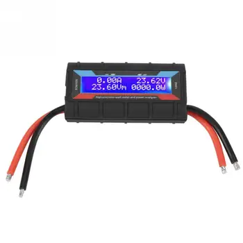 Цифров LCD тестер ваттной мощност 4,8 ПО ~ 60 В 130А точност ръководят ваттметр, измерване на напрежение, анализатор мощност, измерване на напрежение
