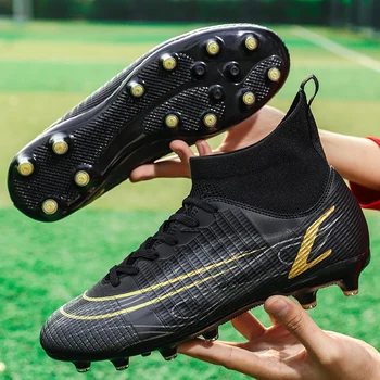 Качествена футболни обувки, футболни обувки, C. Diqna, здрави футболни обувки, Леки и удобни маратонки за мини-футбол, на Едро, Унисекс 31-48 размер