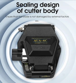 Точност ръководят влакна секира AUA-6C, съединение FTTH горещо расплавом в студено състояние, Инструменти за рязане на оптична кабели, нож с 16 лица