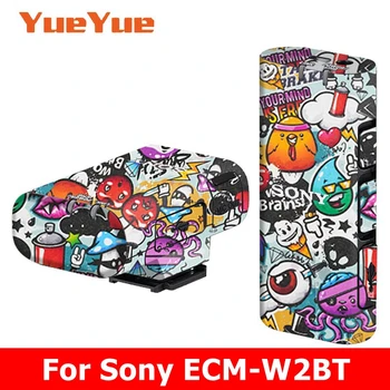За Sony ECM-W2BT Стикер На Кожата Vinyl Амбалажна Филм За Безжичен Микрофон Защитен Стикер За Тялото Защитно Покритие ECM W2BT ECMW2BT