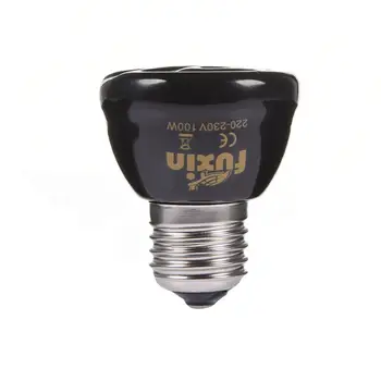 W50W75W100W E27 инфрачервена керамични нагревательная лампа за домашни любимци, Костенурка, Паяк, Кутия за Влечуги, нагревател, Топлинна лампа, една квачка