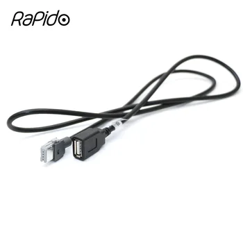 Автомобилен 4-Пинов Кабел-USB адаптер за Peugeot 207 307 308 408 508 за Citroen със CD плейър RD43 RD45 RD9