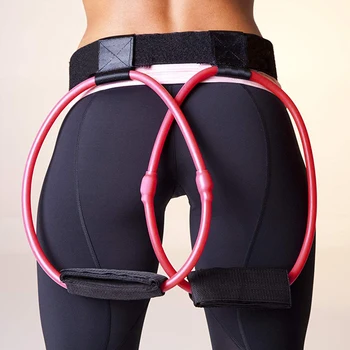Фитнес-женски бандаж за задните части, Эспандеры, Регулируем колан, крак Симулатор за тренировка на мускулите на седалището, превръзка за практикуване на йога