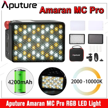 Aputure MC Pro RGBWW LED Video Light 2000K-10000 K IP65 Лещи Магнитни Фотография Осветление за фото студио Vlog