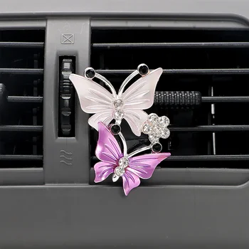 Освежители за Въздух Butterfly Car-стайлинг Автомобилни Парфюми С Натурален Мирис на Климатик Butterfly Diamond Aromatherapy Клип