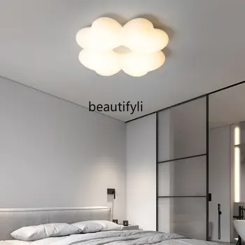 zq Творчески тавана лампа във формата на Тиква Начало Спалня Модерна Проста Стая с Индивидуалността на Лампи в стил кремовом