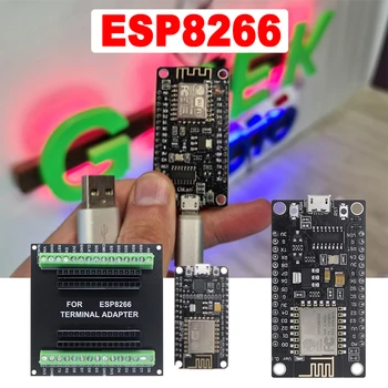 ESP8266 Безжичен Модул CH340/CP2102 NodeMCU V2 V3 Lua WIFI Интернет Такса за Разработка на WiFi Модул за Разработка за Arduino