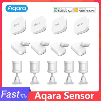 Сензор за температура Aqara Сензор за движение Aqara вратата сензор ZigBee Безжична връзка Умен дом Работа с приложението Mi Home HomeKit