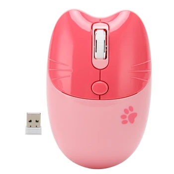 Безжична мишка BT5.1 или 2,4 Ghz, безшумен щракване, Регулируема DPI, автоматичен режим сън, офис мишката, за момиче, работеща семейство, училище, кафенета, топла
