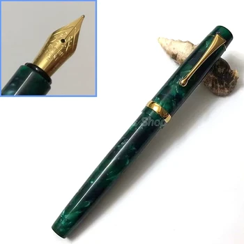 Jinhao Луксозна акрилна писалка от смола с Конвертером, тънки дръжки за писма в офиса и училище JR872