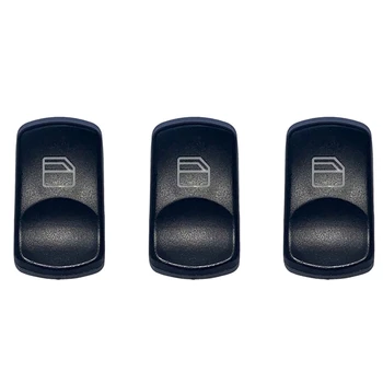 3X за Mercedes Sprinter W906 капачката на бутона за превключване на прозорци Crafter предната лява (пътнически) A6395451913