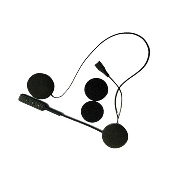 Слушалки за мотоциклетни каска, слушалка за разговори със свободни ръце, за безжична връзка Bluetooth 5.0 ABS