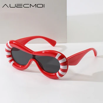 Модни vintage слънчеви очила в стил steampunk с пеперуда, женски и мъжки слънчеви очила, луксозни дизайнерски тенденция на очила в стил пънк-бонбони UV400