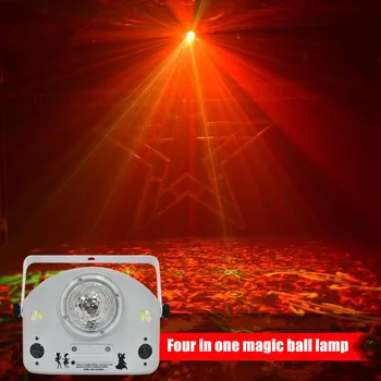 DMX512 DJ Лазерен Проектор Воден знак Скенер С Лек Ефект на Дискотека Парти Бар Домашно Парти Коледно Шоу на Светлина