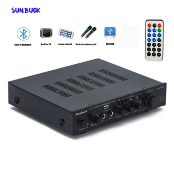 Sunbuck 220 2,1 канал 200 W висока мощност Bluetooth USB SD FM дистанционно управление караоке hi-fi усилвател на звука на аудио