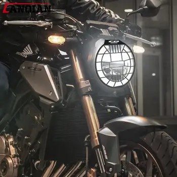Мотоциклетът Реколта Защитно Фар в Ретро стил, Решетка, Капак за Лампа ЗА Honda CB650R CB650 CB 650 R 650R 2018 2019 2020 2021