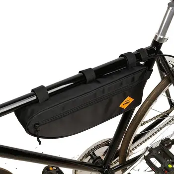 Водоустойчив мотор триъгълна чанта, велосипедна рамка на предната тръба, чанта за колоездене-голям капацитет, чанта за опаковане аксесоари