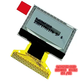 3/4 тел 0,96 инча 30PIN OLED екран SSD1306 Drive IC 128* 64 ParrallerSPI I2C UG-2864HSWEG01