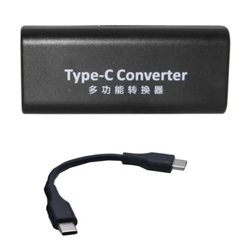 Конектор за Захранване на лаптоп Адаптер на Захранване Dc Конвертор Жена В USB Type C Конвертор За Лаптоп