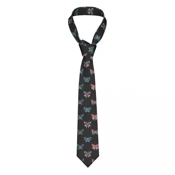Случайни тясна вратовръзка-пеперуда с кристали, тропически пеперуди, тънки вратовръзка за мъже, мъжки аксесоари, Лесен за вечерта официален костюм.