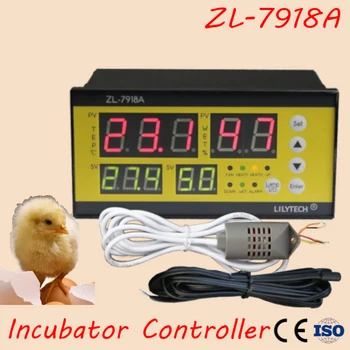 ZL-7918A Многофункционален автоматичен контролер Автоматичен регулатор на температурата и влажността в инкубатора XM-18