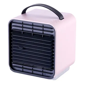 Мини охладител на въздуха, преносим малък вентилатор за климатик, офис маса в общежитието, охлаждащ вентилатор за лично пространство, овлажнител на въздуха, охлаждащ вентилатор