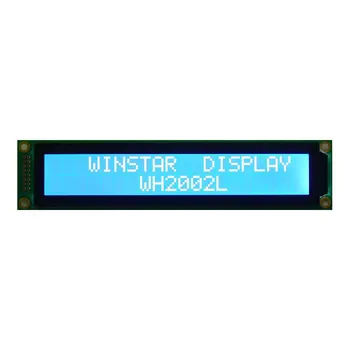 Съвместим LCD модул Winstar WH2002L с 5V бяла led подсветка LCM дисплей за промишлени устройства