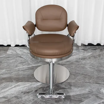 Луксозни фризьорски столове Nordic Light, мебели за фризьорски салон, Козметично стол за Фризьорски салон, Професионален Стол за Подстригване на Коса, Стол За Стайлинг на Коса Z